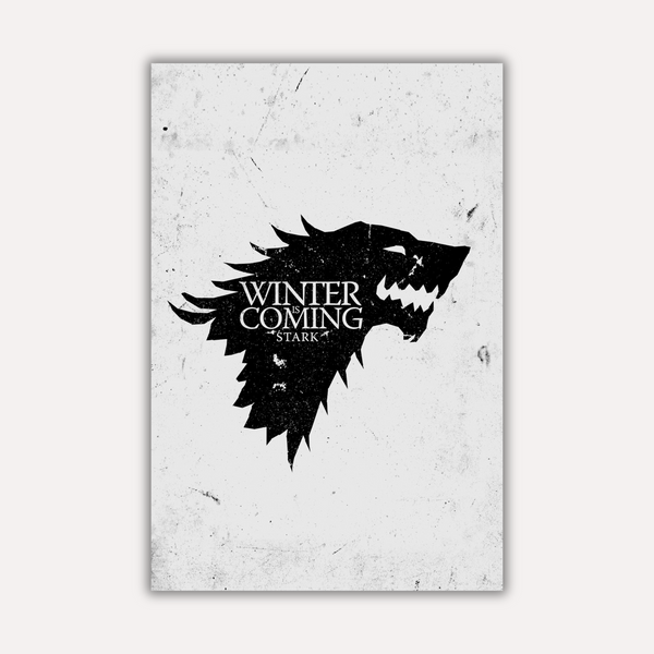 Game of Thrones Metal Poster - Starkborn | TV Series Wall Art India