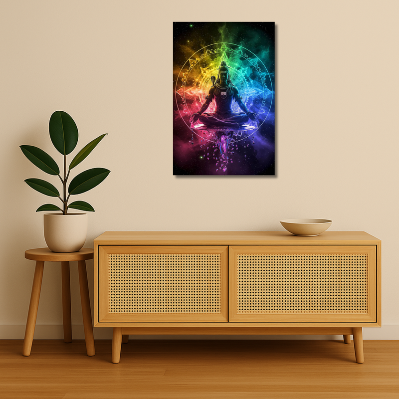 Indian Gods - Shiva: The Rainbow Chakrascape image 3