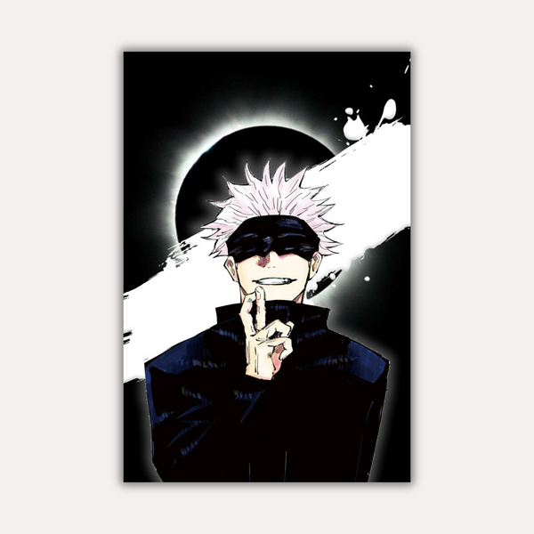 Jujutsu Kaisen Metal Poster - Hollow Flex | Anime Wall Art India