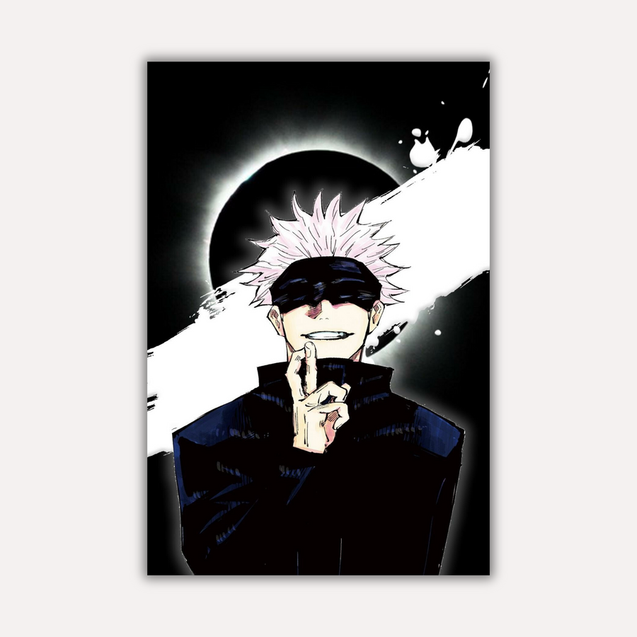 Jujutsu Kaisen Metal Poster - Hollow Flex | Anime Wall Art India