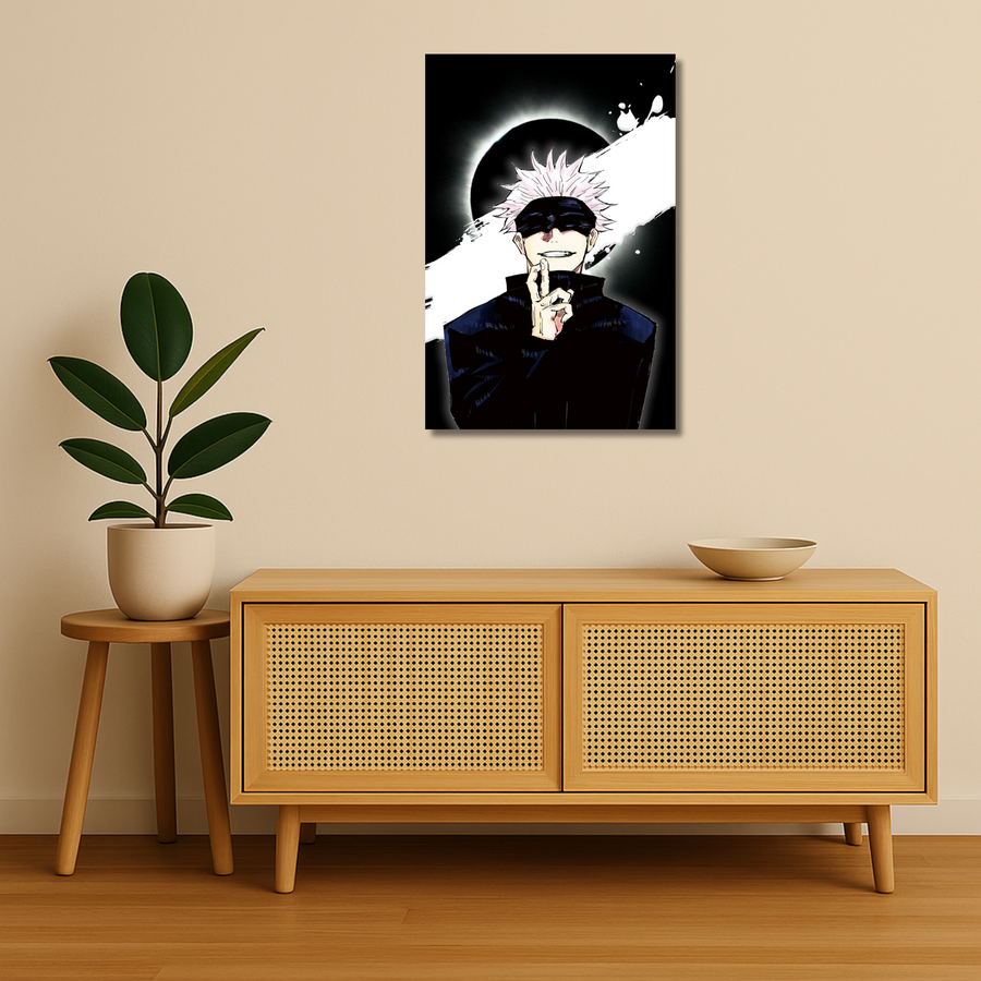 Jujutsu Kaisen Metal Poster - Hollow Flex | Anime Wall Art India