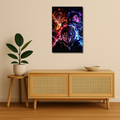Demon Slayer Metal Poster - Quadcore | Anime Wall Art India