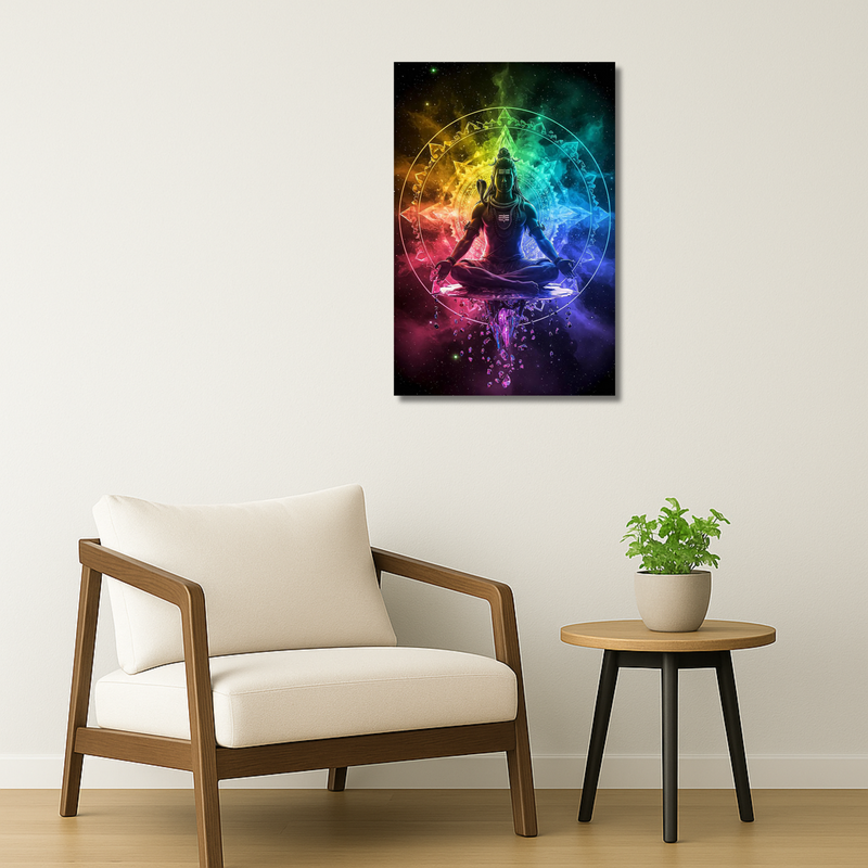 Indian Gods - Shiva: The Rainbow Chakrascape image 2