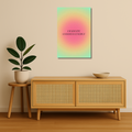 Affirmations Metal Poster - Goddess | Motivational Wall Art India