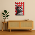 Cat Metal Poster - CatDotCom | Animal Wall Art India