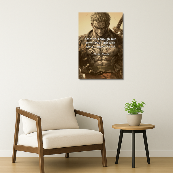 One Piece Metal Poster - King of Hell | Anime Wall Art India