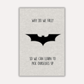DC Comics Metal Poster - Dark Rebound | Superhero Wall Art India