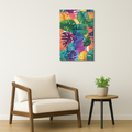 Floral Metal Poster - LushRush | Aesthetic Wall Art India