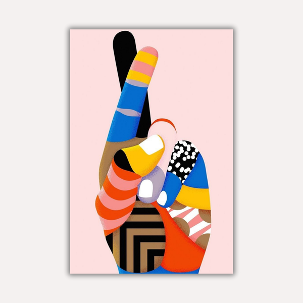 Pop Art Metal Poster - PatternPeace | Aesthetic Wall Art India