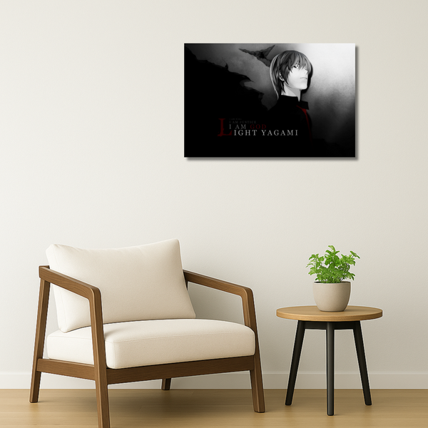 Death Note Metal Poster - Kira Complex | Anime Wall Art India