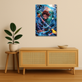 Demon Slayer Metal Poster - Tidal Resolve | Anime Wall Art India
