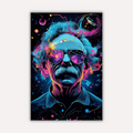 Psychedelic Professor | Metal Wall Art Poster India