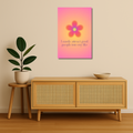 Affirmations Metal Poster - AuraBloom | Motivational Wall Art India