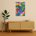 Floral Metal Poster - LushRush | Aesthetic Wall Art India