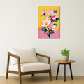 Floral Metal Poster - Bloomtone | Aesthetic Wall Art India