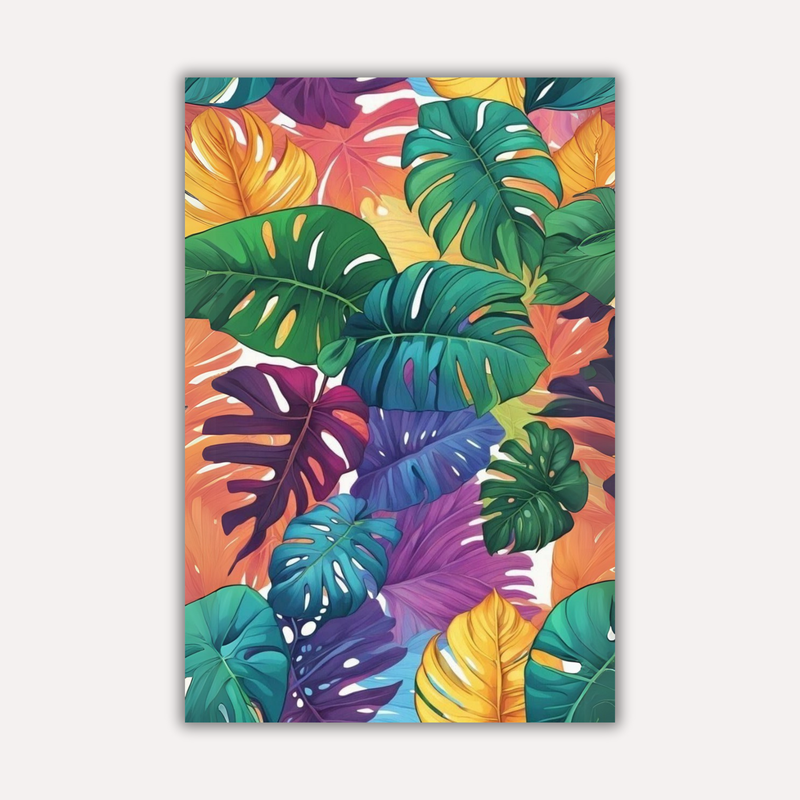 Floral Metal Poster - LushRush | Aesthetic Wall Art India