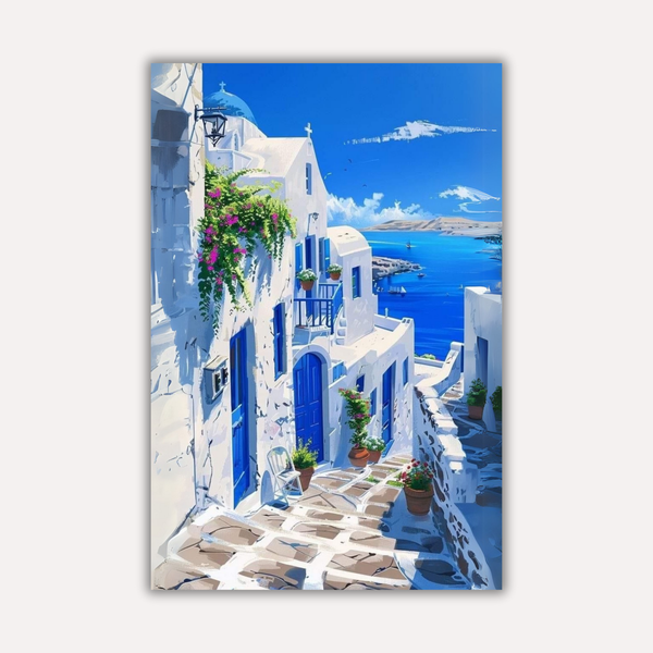 Travel Metal Poster - BlueDoors | Wanderlust Wall Art India
