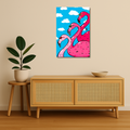 Bird Metal Poster - Flock & Roll | Nature Wall Art India