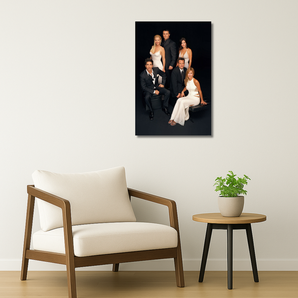 Friends TV Show Metal Poster - CentralSix | Wall Art India