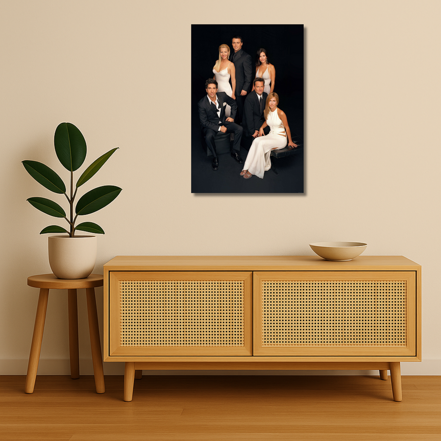 Friends TV Show Metal Poster - CentralSix | Wall Art India