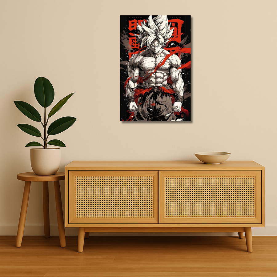 Dragon Ball Z Metal Poster - Limit Breaker | Anime Wall Art India