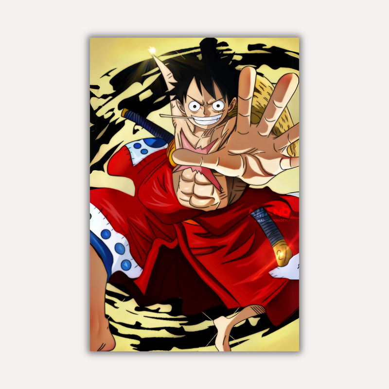 One Piece Metal Poster - Gear God | Anime Wall Art India