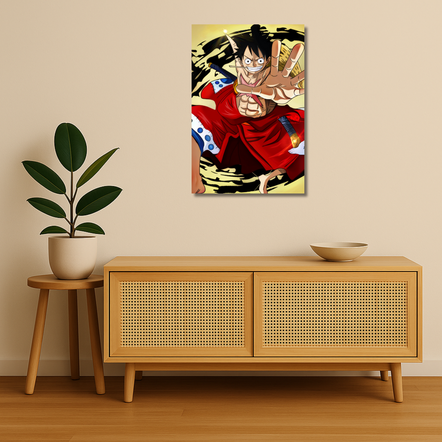One Piece Metal Poster - Gear God | Anime Wall Art India