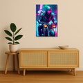 NightRider 2077 | Metal Wall Art Poster India