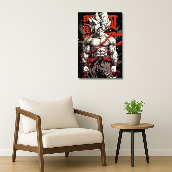 Dragon Ball Z Metal Poster - Limit Breaker | Anime Wall Art India