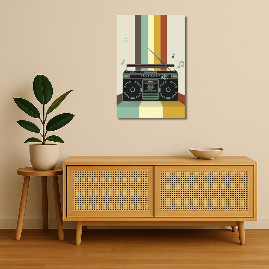 Music Metal Poster - AudioAlley | Aesthetic Wall Art India