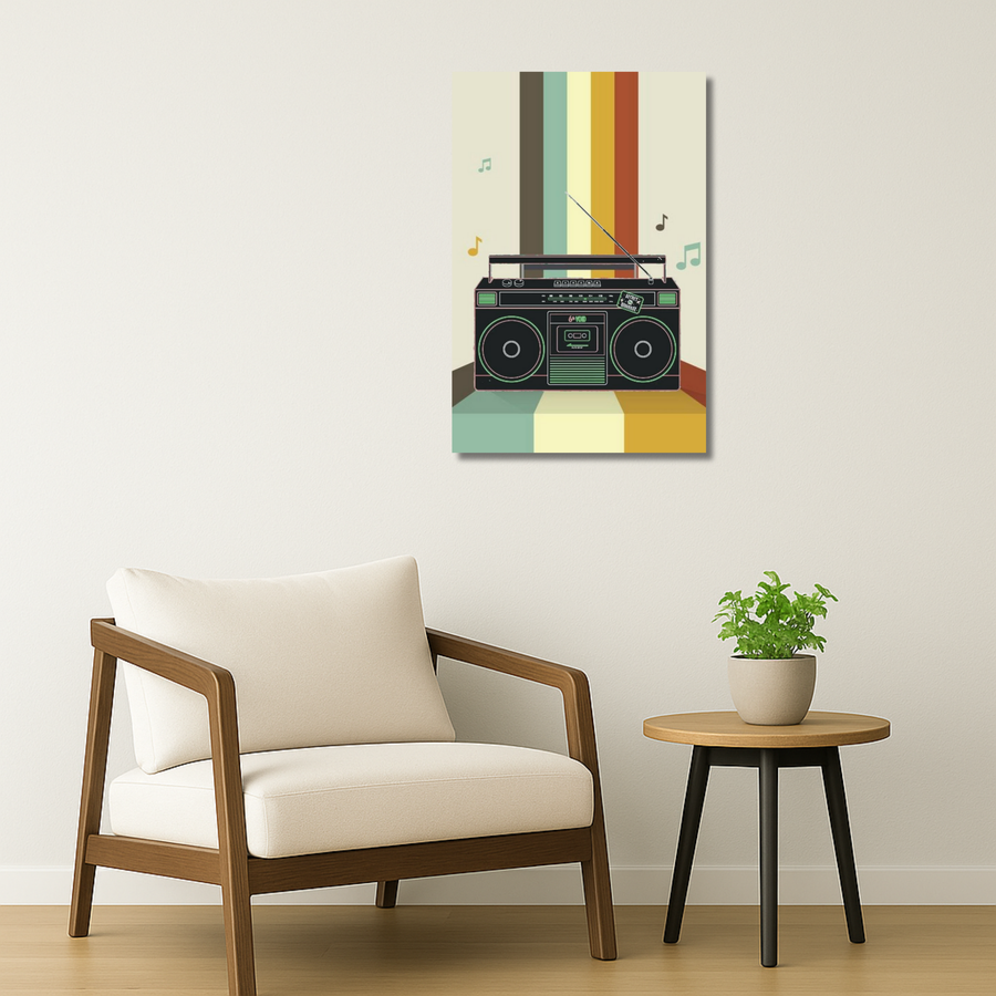 Music Metal Poster - AudioAlley | Aesthetic Wall Art India