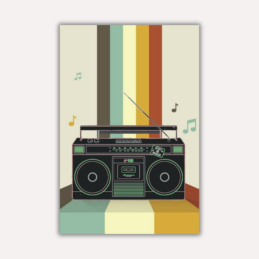 Music Metal Poster - AudioAlley | Aesthetic Wall Art India
