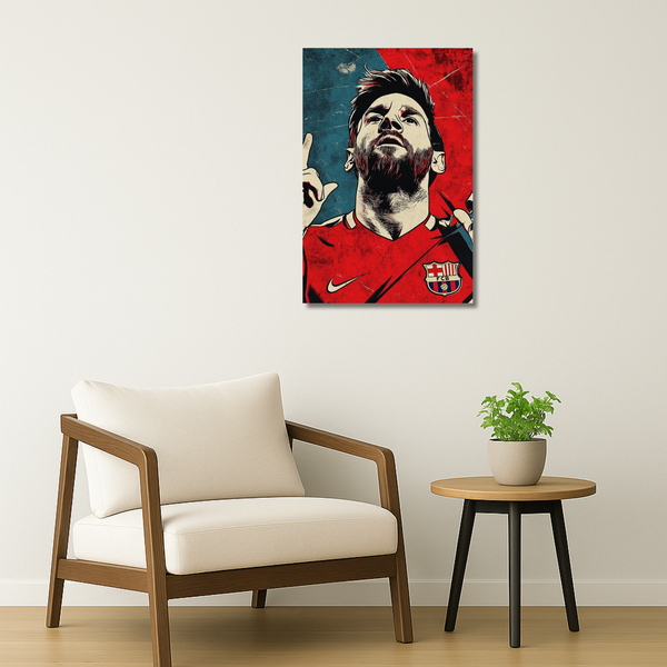 Football Metal Poster - Més Que Un Gol | Sports Wall Art India