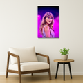 Taylor Swift Metal Poster - VioletEncore | Music Wall Art India