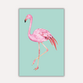 Wildlife Metal Poster - Flamingle | Animal Wall Art India
