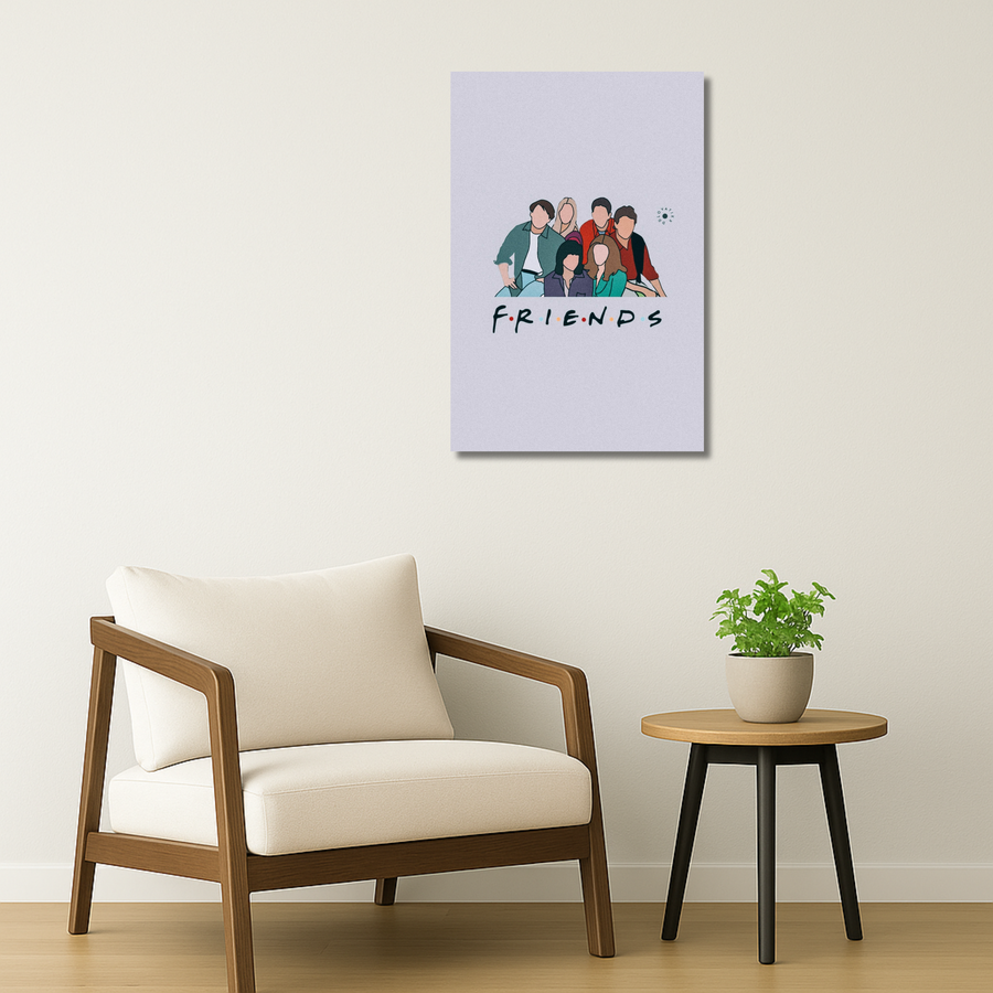 Friends TV Show Metal Poster - SixForYou | Wall Art India