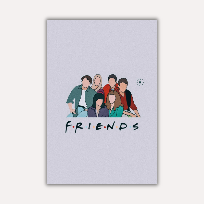Friends TV Show Metal Poster - SixForYou | Wall Art India