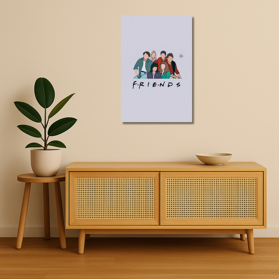Friends TV Show Metal Poster - SixForYou | Wall Art India