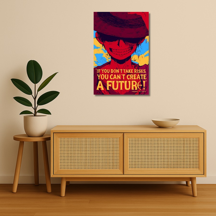 One Piece Metal Poster - Future Gamble | Anime Wall Art India