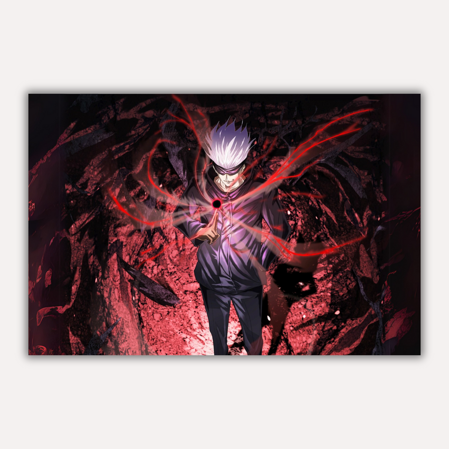 Jujutsu Kaisen Metal Poster - Void Pulse | Anime Wall Art India