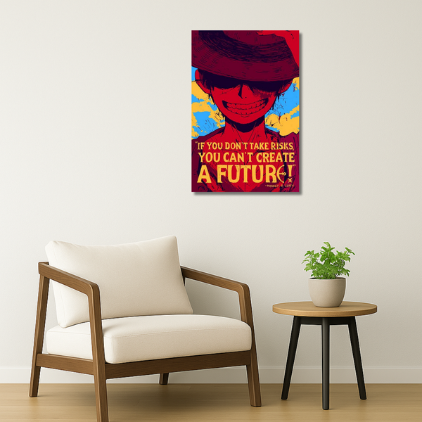 One Piece Metal Poster - Future Gamble | Anime Wall Art India