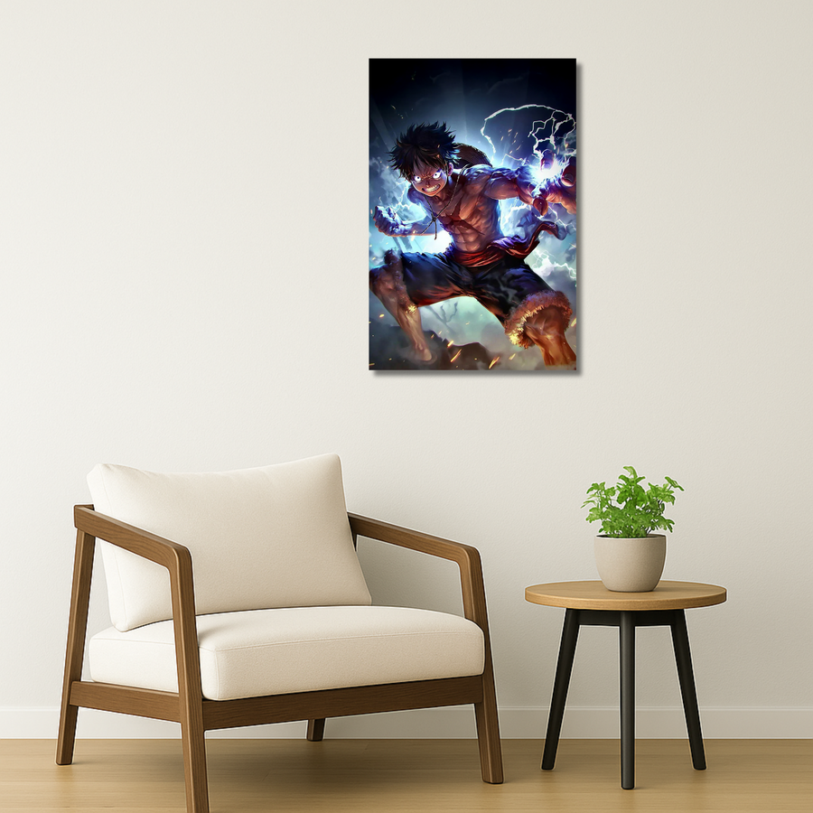 One Piece Metal Poster - Scarred Legend | Anime Wall Art India