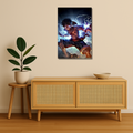 One Piece Metal Poster - Scarred Legend | Anime Wall Art India