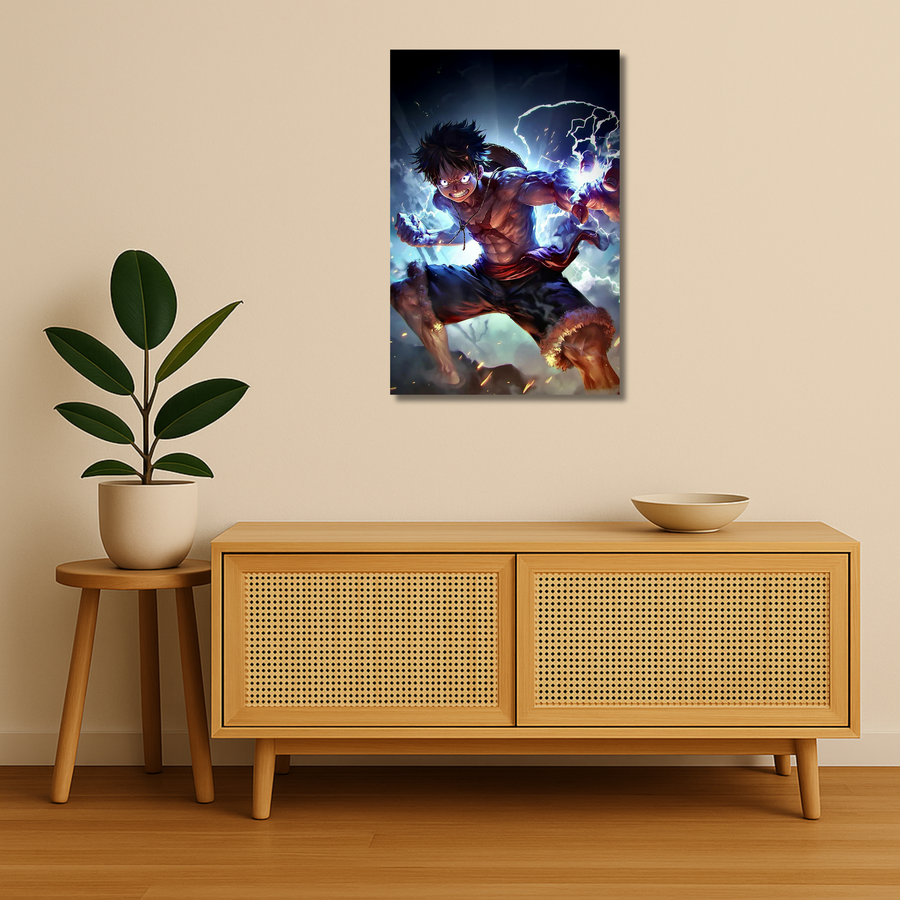One Piece Metal Poster - Scarred Legend | Anime Wall Art India