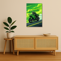Bikes Metal Poster - Kawasaki Ninja | Motorcycle Wall Art India
