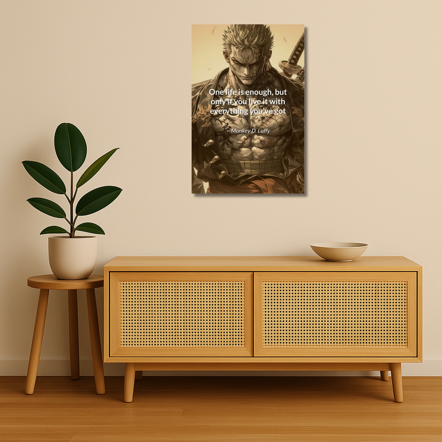 One Piece Metal Poster - King of Hell | Anime Wall Art India