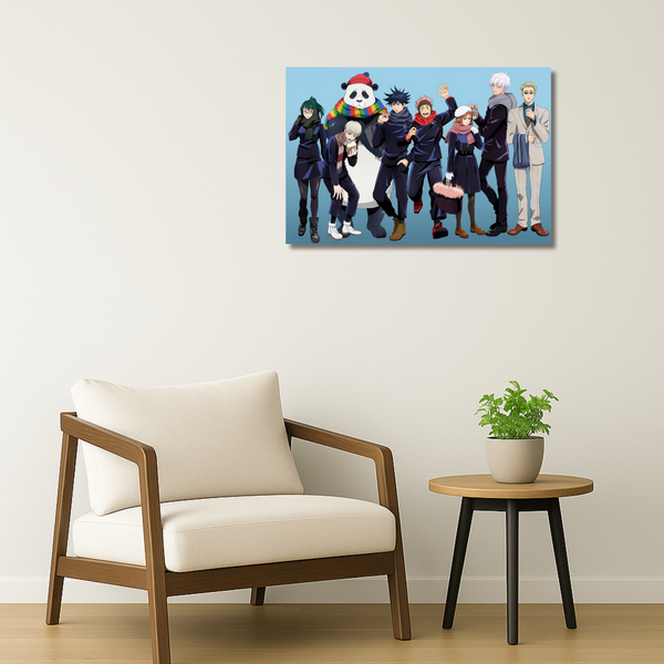 Jujutsu Kaisen Metal Poster - Frostbyte | Anime Wall Art India