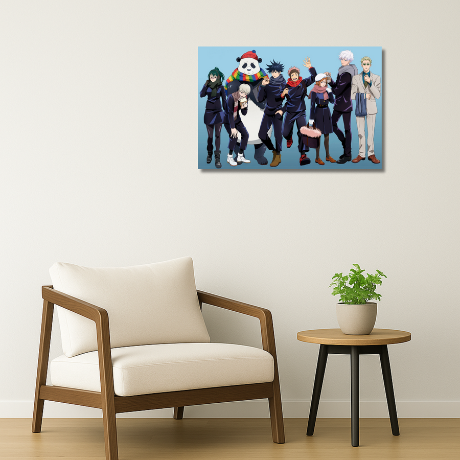 Jujutsu Kaisen Metal Poster - Frostbyte | Anime Wall Art India