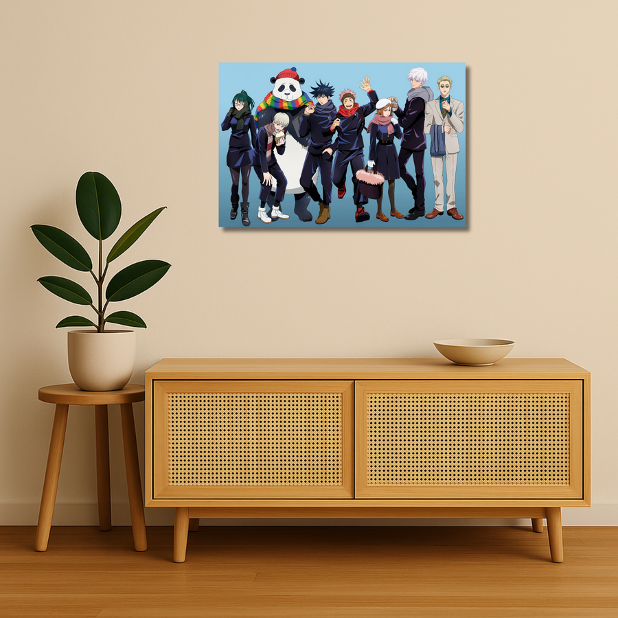Jujutsu Kaisen Metal Poster - Frostbyte | Anime Wall Art India