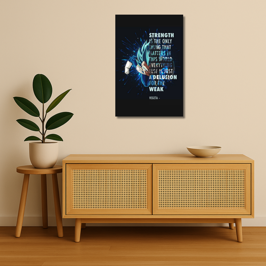 Dragon Ball Z Metal Poster - Prince’s Law | Anime Wall Art India